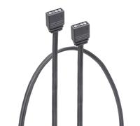 Laikoutd Cavo Prolunga Splitter ARGB 30 Cm/60 Cm per Ventole E Strisce LED Compatibili Connettori Femmina A 3 Pin Espansione Schede Madri