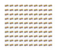 Laikoutd Ciondolo in lega arcobaleno a forma cuore con per collana, bracciale e ciondolo per borsa con due colori Scegli in lega arcobaleno