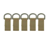 Laikoutd Clip Tattica con A D Gancio per Zaini Accessorio Portachiavi in Vita Adattatore A D per Borsa Cinghia Fissaggio A Cinghia Sganci Rapidi Clip Fibbia