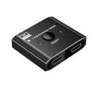 Laikoutd Elegante commutatore Video in Metallo Che Offre Trasmissione 8K30Hz con Elaborazione Dati aggiornata per commutatore Video intrattenimento Attivo