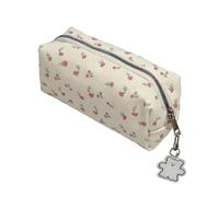 Laikoutd Elegante Pianificatore Penne Con Fiori Tessuto Resistente All'acqua Interni Spaziosi Astuccio Semplice Con Chiusura A Diapositiva Immediata