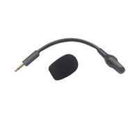 Laikoutd Flexible Gaming Headphone Microphone Arm Detachable Connection for Dedicated Model Easy Positioning Adjustment Gaming Headset Microphone
