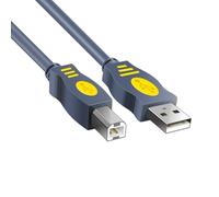 Laikoutd Flexible Length USB2.0 To USB B Cable for Home And Office Use with Strong Wear Resistant USB A To B Speed Data Transfer
