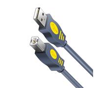 Laikoutd Flexible Length USB2.0 To USB B Cable for Home And Office Use with Strong Wear Resistant USB A To B Speed Data Transfer