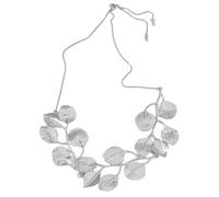 Laikoutd Intricati Disegni Foglie Collana Girocollo Orecchini Per Donna Colore Oro E Argento Accessorio Per Le Feste Collana Girocollo Versatile