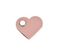 Laikoutd Organizzatore Cavi in Pelle PU A Forma Cuore Avvolgicavo per La Gestione dei Cavi per Cuffie Auricolari Filo Metallico Passacavo Custode