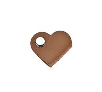 Laikoutd Organizzatore Cavi in Pelle PU A Forma Cuore Avvolgicavo per La Gestione dei Cavi per Cuffie Auricolari Filo Metallico Passacavo Custode