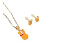 Laikoutd Pratico Set Gioielli Moderni Con Conigli Composto Da Collana E Orecchini. Accessorio Portatile Per Aggiungere Un Tocco Elegante Set Gioielli In Lega