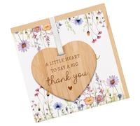 Laikoutd Regalo Per La Festa Nuziale Ornamento Con Ciondolo A Forma Cuore In Legno Per Damigelle D'onore Amicizia Amore Decorazione Da Appendere Con Busta In Carta