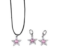 Laikoutd Set Girocollo Con Pendente A Stella Gotico Tagliente Collana E Orecchini Alla Gioielli Pendente A Stella Per Appassionati Fotografia Strada Che Tendenza