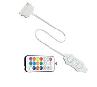 Laikoutd Sincronizzazione ARGB Controller Regolazione Manuale Bianco 5 V 3 Pin Connessione Standard Componente PC Pulsante Manuale Controller Effetti Colore