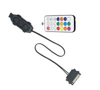 Laikoutd Sincronizzazione ARGB Controller Regolazione Manuale Bianco 5 V 3 Pin Connessione Standard Componente PC Pulsante Manuale Controller Effetti Colore