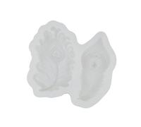 Laikoutd Stampi in Silicone Artigianali con Coda Pavone per Dolcetti Fatti A Mano E Lavorazione Artigianale Dettagli Naturali Accessorio Flessibile Cottura Stampi in Silicone Flessibili Candele