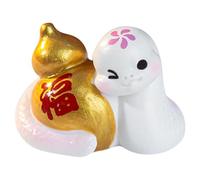 Laikoutd Statuetta Serpente Per La Decorazione Domestica Espositore Da Ufficio Che Simboleggia Ricchezza E Prosperità Nella Cinese Simpatica Statuetta Serpente Della Fortuna