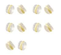 Laikoutd Tappi per Le Orecchie Materiali Ceramici in Silicone Chiusura Ipoallergenico Leggero Dorso Orecchini Sensibili Tappi L'uso Quotidiano