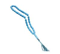 Laikoutd Versatile Braccialetto Ovale con Fili Perline Preghiera Musulmana 33 Lisce sulla Pelle per La Creazione Gioielli E Decorazioni La Casa Gioielli Fai da Te Braccialetti