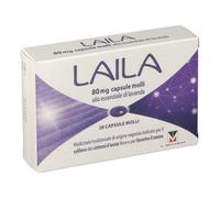 Laila 80 mg 28 Capsule Molli - Farmaco per Ansia Lieve e Sonno