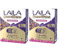 Laila Dormibene +Melatonina BIPACCO Integratore per il Sonno 2x30 Compresse