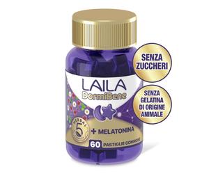 Laila DormiBene per il sonno 60 pastiglie gommose 180 g Caramelle
