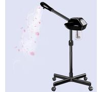 lailelaodi Vaporizzatore facciale professionale, vapore facciale su ruote, vapore facciale all'ozono per spa, salone e uso domestico