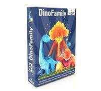 Lailus DinoFamily - Gioco da Tavolo Educativo per Bambini di 4 5 6 7 Anni, Giochi da Tavolo Dinosauri Strategico e Divertente per Bambini, Gioco di Carte per Famiglie, Regalo Bambino 6 Anni Maschio