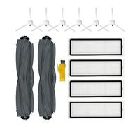 Laimaiou Kit accessori di ricambio per Dreame L10s Pro L10s Ultra L10 Ultra D10s Plus Robot Aspirapolvere 12 Confezioni 2 Spazzole a rullo, 4 Filtri, 6 Spazzole laterali