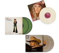 Lainey Wilson - Lainey Wilson Exclusive Complete Vinyl Discography Collection: Sayin' What I'm Thinkin' (Pearl) / Bell Bottom Country (Green Striped) / Whirlwind (Sandstone)