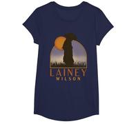 Lainey Wilson - Tramonto vorticoso Maglietta, Ragazze, Navy, XS
