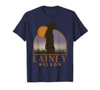 Lainey Wilson - Tramonto vorticoso Maglietta, Uomo, Navy, M