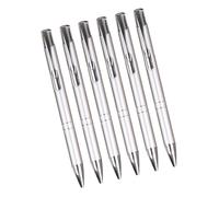 LAIOUSN 6Pcs Affari Penna In Metallo Con Clip In Metallo Retrattile Penna A Sfera Scrittura Per Ufficio Hotel Guest Sign In Ufficio