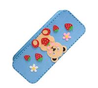 LAIOUSN Astuccio per matite a forma di animale, fatto a mano, per cucito, giocattolo educativo per bambini in età prescolare, contenitore per la scuola, astuccio fatto a mano, cucito per attività