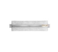 LAIOUSN Astuccio per matite con fibbia elastica, custodia semplice, custodia portatile per penna stilografica, custodia elastica con fibbia, bianco
