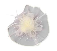 LAIOUSN Cappello classico anni '20 con piume fascinator cappello per donne evento sociale ideale per feste in giardino e sfilate di moda fasce per il tè