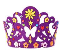 LAIOUSN Cerchietto per capelli con corone per feste in costume con cristalli colorati per karaoke, accessori per foto, blingbling, discoteca, feste per bambini