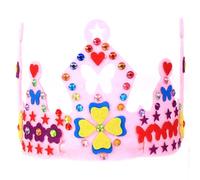 LAIOUSN Cerchietto per capelli con corone per feste in costume con cristalli colorati per karaoke, accessori per foto, blingbling, discoteca, feste per bambini