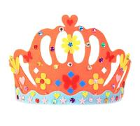 LAIOUSN Cerchietto per capelli con corone per feste in costume con cristalli colorati per karaoke, accessori per foto, blingbling, discoteca, feste per bambini