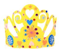 LAIOUSN Cerchietto per capelli con corone per feste in costume con cristalli colorati per karaoke, accessori per foto, blingbling, discoteca, feste per bambini