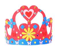 LAIOUSN Cerchietto per capelli con corone per feste in costume con cristalli colorati per karaoke, accessori per foto, blingbling, discoteca, feste per bambini