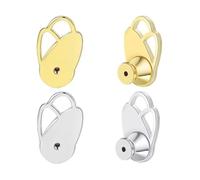 LAIOUSN Comodo supporto per orecchini con design alato impedisce lo scivolamento, vestibilità comoda per tutti i tipi di gioielli, fermi per orecchini sicuri, Misura unica, come descritto