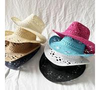 LAIOUSN Elegante cappello panama oversize cappello di paglia traspirante sole con catena intrecciata per uomo donna e bambini elegante sole, bianco latte, Taglia unica