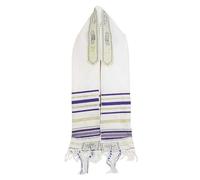 LAIOUSN Elegante sciarpa religiosa in morbido tessuto arioso tradizionale con bordi fatti a mano, adatta per preghiere quotidiane e festival, elegante indumento di preghiera viola, prugna, Taglia