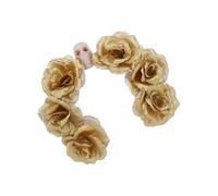 LAIOUSN Fasce per capelli con teschio di cristallo, per Halloween, sposa, festa in maschera