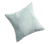 LAIOUSN Federa per cuscino in morbido velluto a coste, design con girandole color crema, per divano e camera da letto, con cerniere nascoste, set di federe per cuscini patchworks girandole