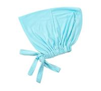 LAIOUSN Hijab Foulard da donna elastico con legatura posteriore, comodo e morbido, per l'uso quotidiano e il relax, berretto casual per il relax, Azzurro, Taglia unica
