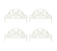 LAIOUSN Pannelli di recinzione da giardino riutilizzabili leggeri con paletti Design portatile resistente alle intemperie per divisorio esterno temporaneo recinzione divisoria per ufficio