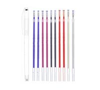 LAIOUSN Penna cancellabile a caldo per tessuto con 10 ricariche utili strumenti per cucire panno pelle stiratura scomparsa tessuto penna marcatura tessuto per cucire trapuntatura