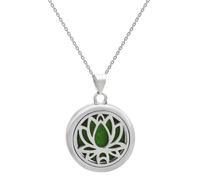 LAIOUSN Trees Of Life - Collana con diffusore di profumo in acciaio inox, medaglioni con ciondolo, accessorio per gli appassionati di moda, accessorio alla moda da donna, Misura unica, come descritto