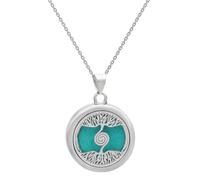 LAIOUSN Trees Of Life - Collana con diffusore di profumo in acciaio inox, medaglioni con ciondolo, accessorio per gli appassionati di moda, accessorio alla moda da donna, Misura unica, come descritto
