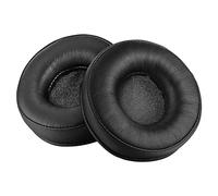Laipuke Cuscinetti Cuffie 70mm Redondas Universale, Padiglioni Cuffie di Ricambio 7cm / 2,75 Pollici Compatibile con Sony Sennheiser in Pelle Proteica e Spugna, 1 Paio, Nero