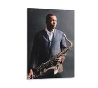 LAIRIBA Poster classico di John Coltrane per ufficio, camera da letto, stanza, estetica, 50 x 75 cm